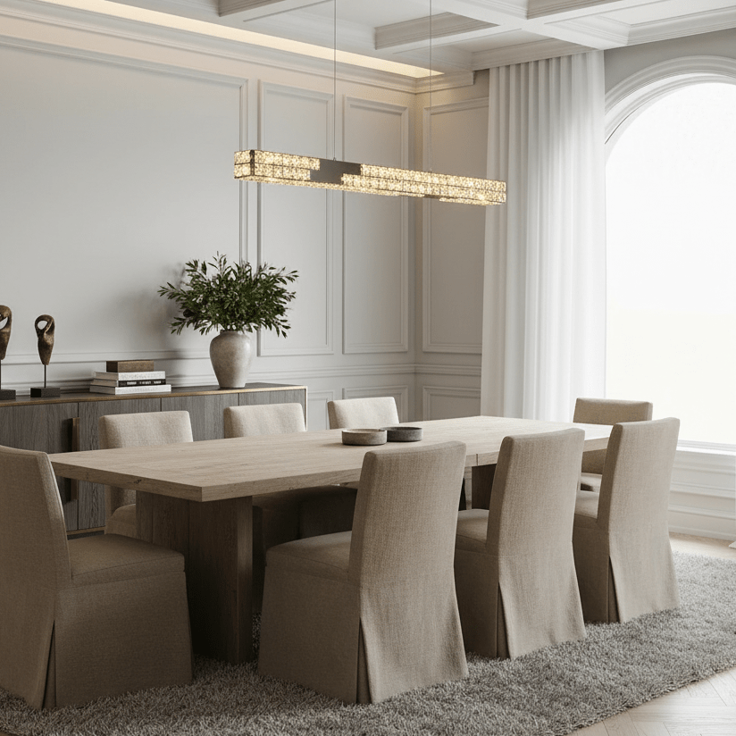 Langley Crystal Dining Room Chandelier Secondary image