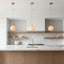 Auris marble pendant light full view
