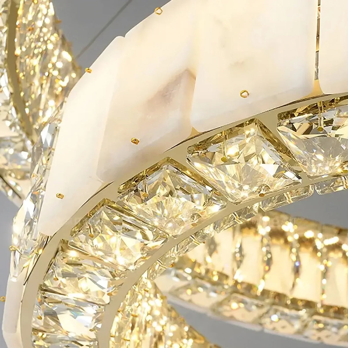 buyStafford Marble & Crystal Chandelier - Morsale