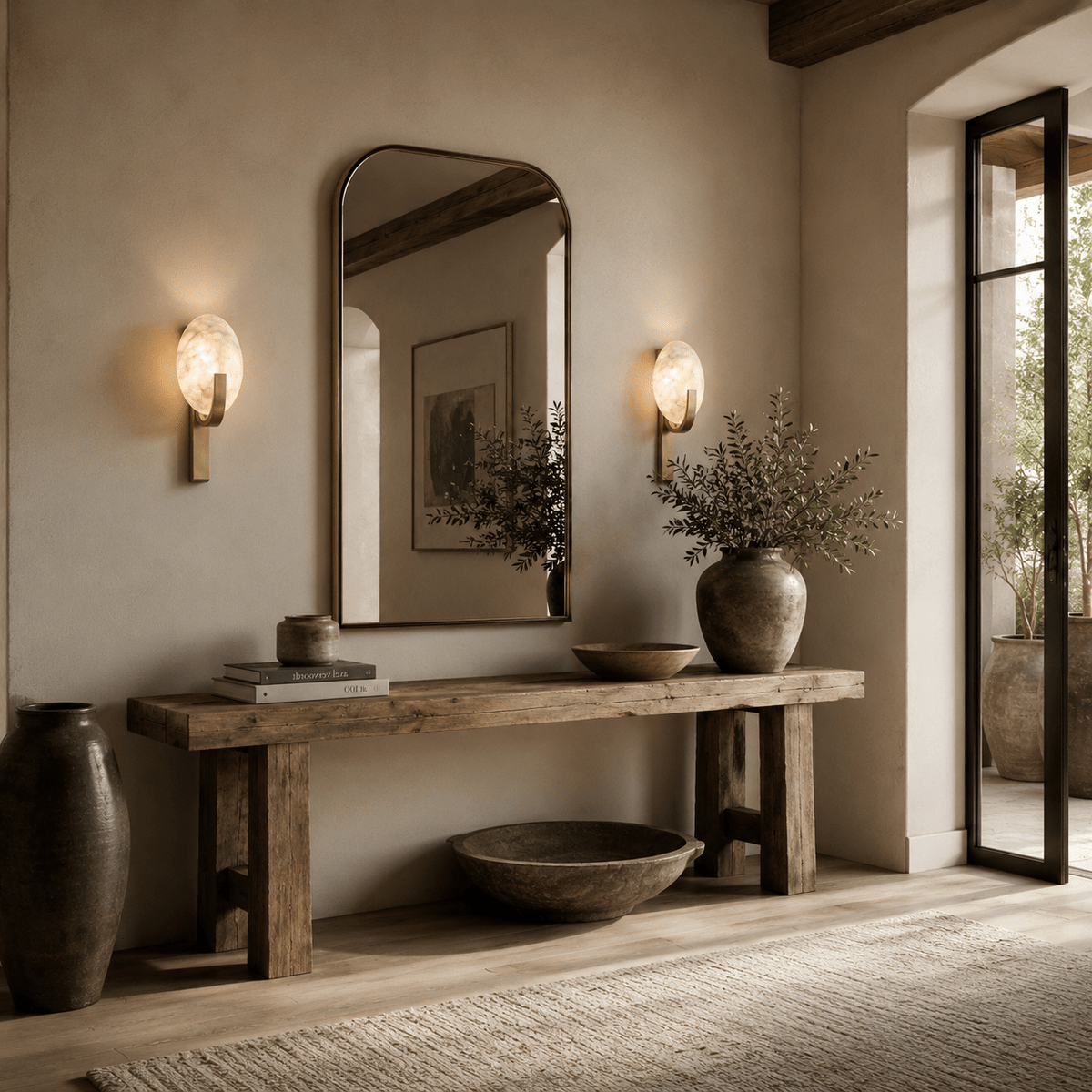 buyElara Marble Wall Sconce - Morsale