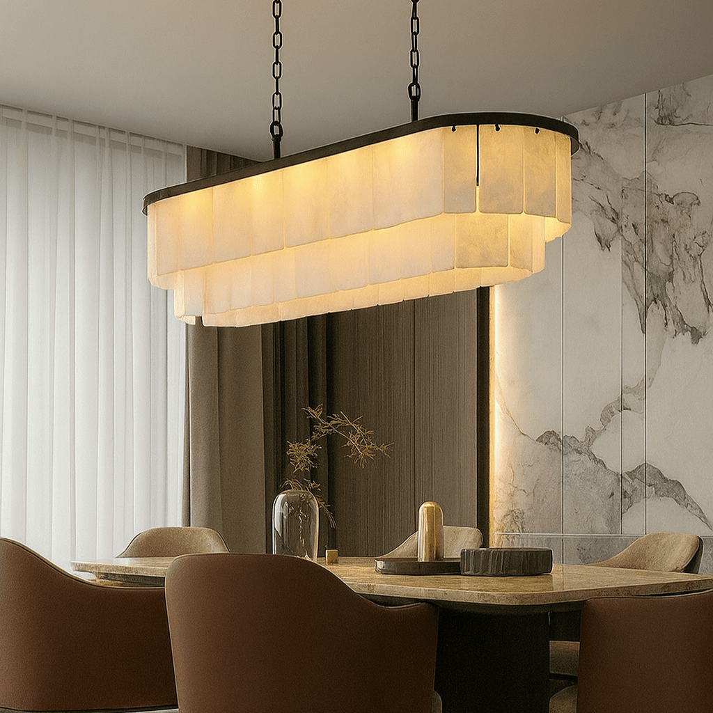 Marbella Marble Dining Chandelier Secondary image