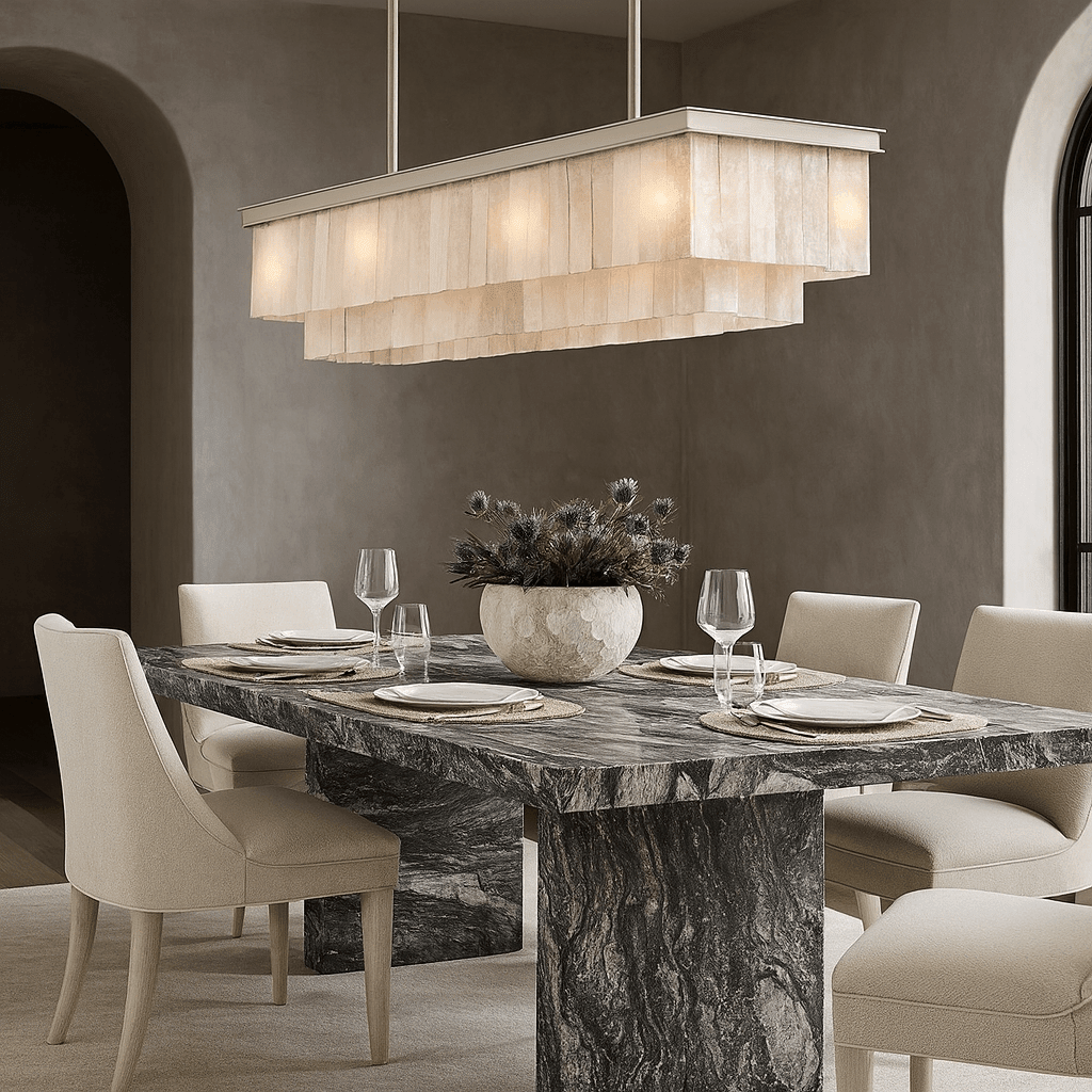 Windsor Marble Dining Chandelier Secondary image