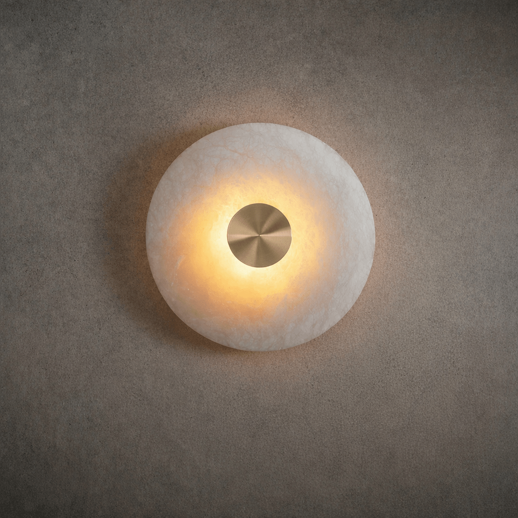 Solena Marble Disc Wall Sconce Secondary image