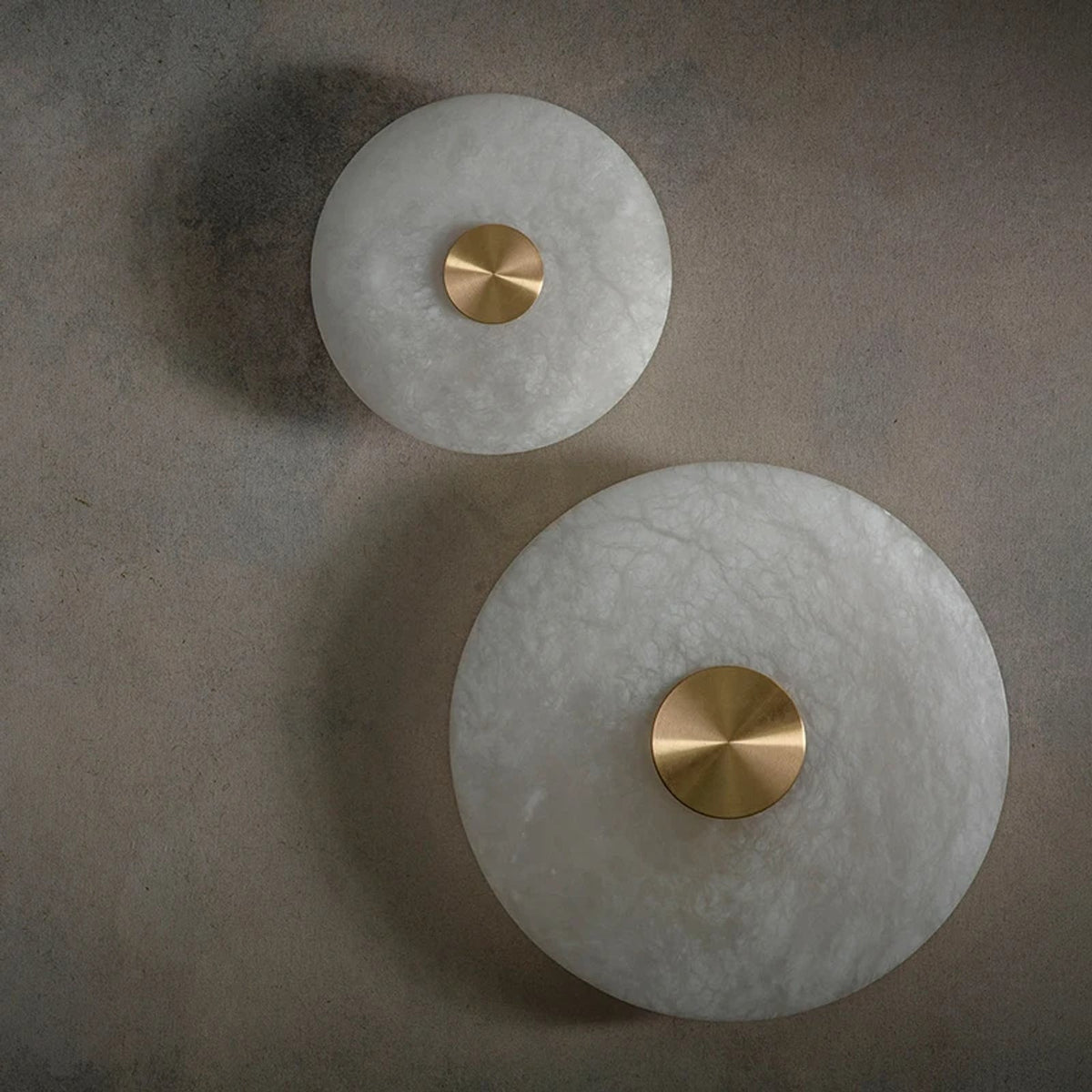 buySolena Marble Disc Wall Sconce - Morsale