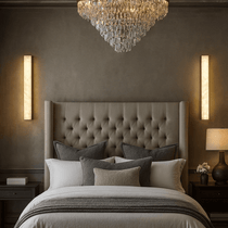buyLinden Marble Sconce, Black - Morsale