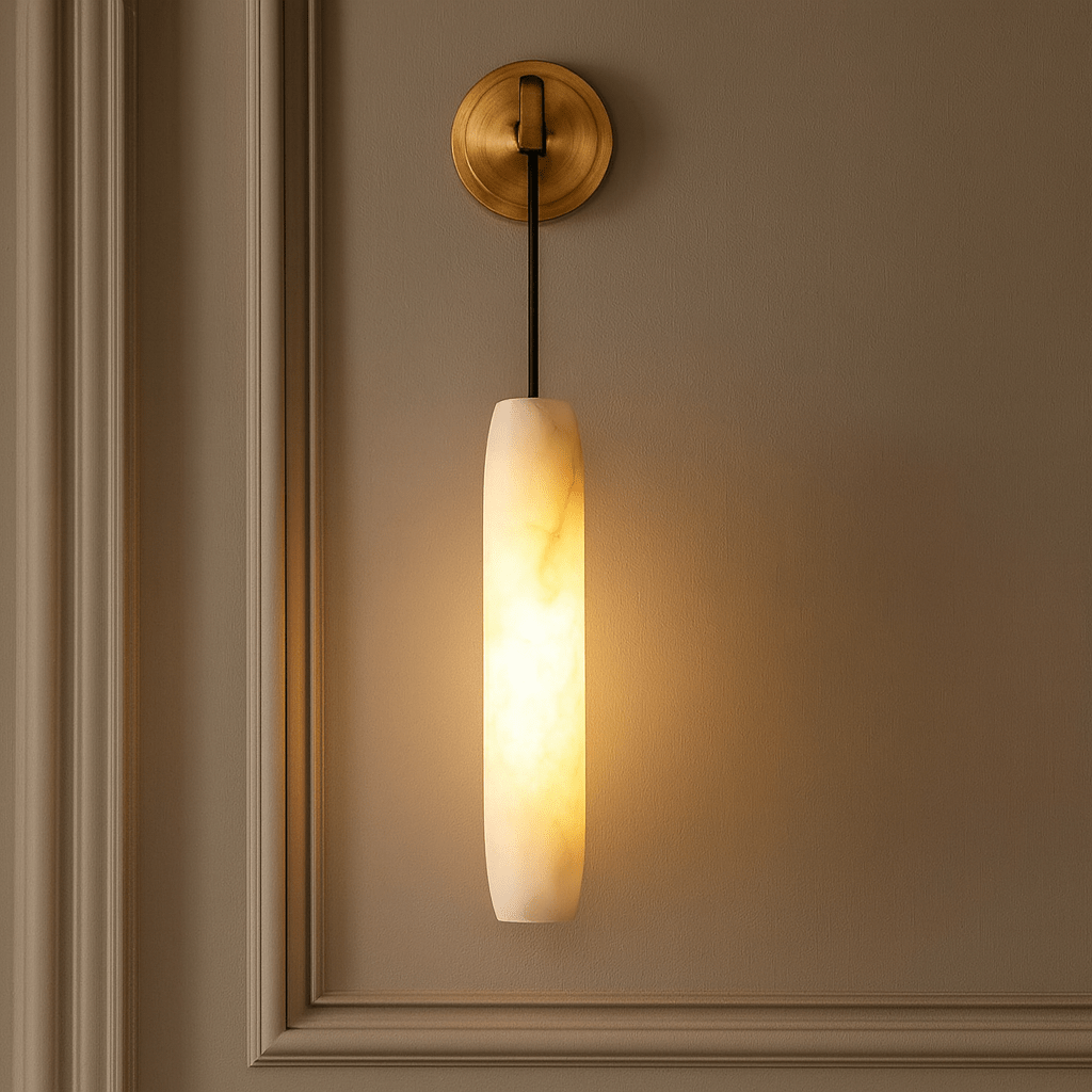 buyMoonshade Marble Hanging Wall Sconce - Morsale