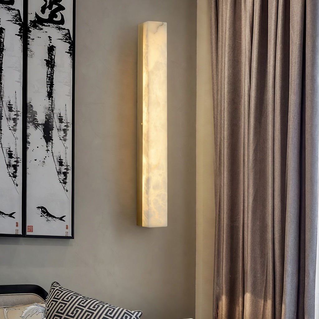buyLinden Marble Wall Sconce 23" - Morsale Main image