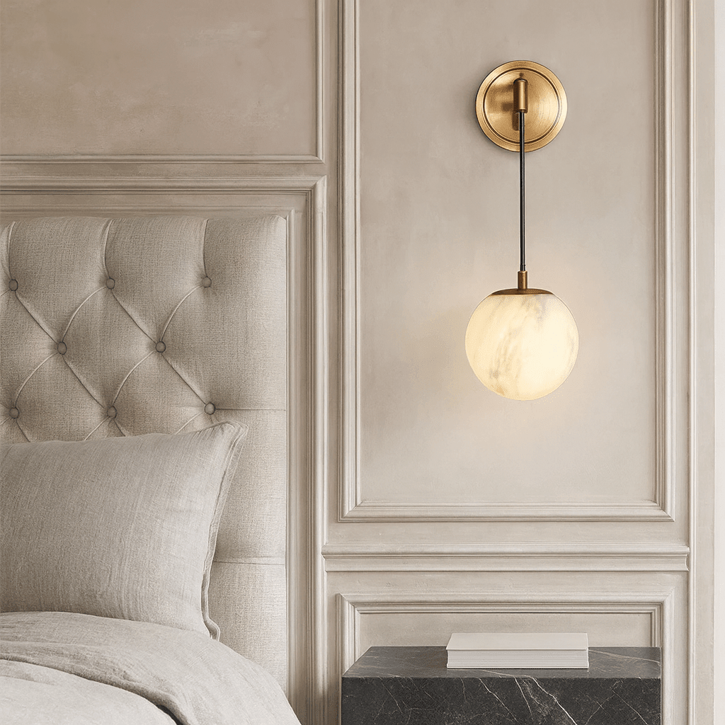 Horrin Marble Ball Wall Sconce Secondary image