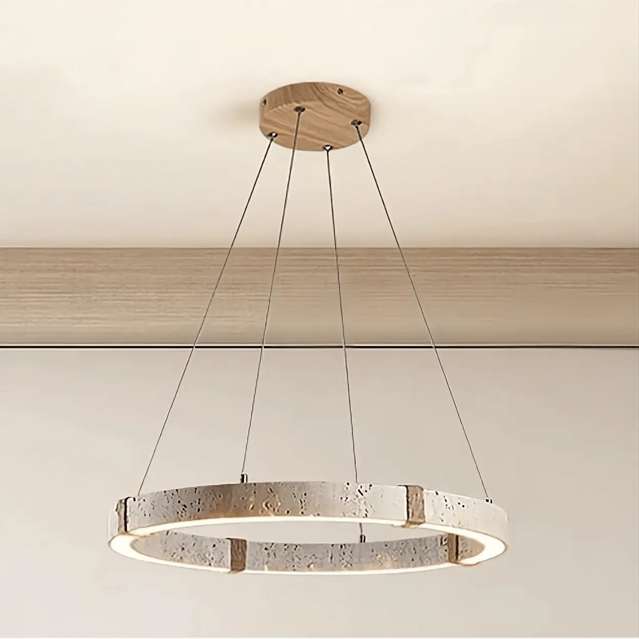 Danford Travertine Chandelier Secondary image