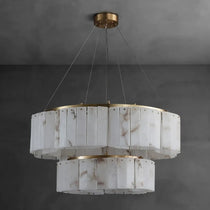 buyOakley Two-Tier Layered Marble Chandelier - Morsale