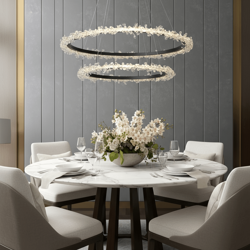buyCapri 2-Tier Crystal Chandelier - Morsale
