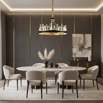 buyVilla Crystal Chandelier - Morsale