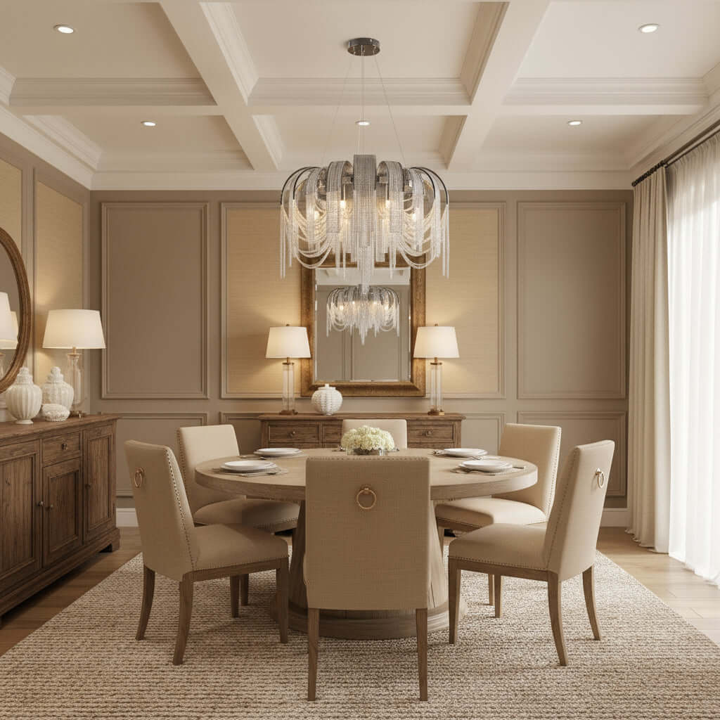 Cadena Chain Tassel Modern Chandelier Secondary image