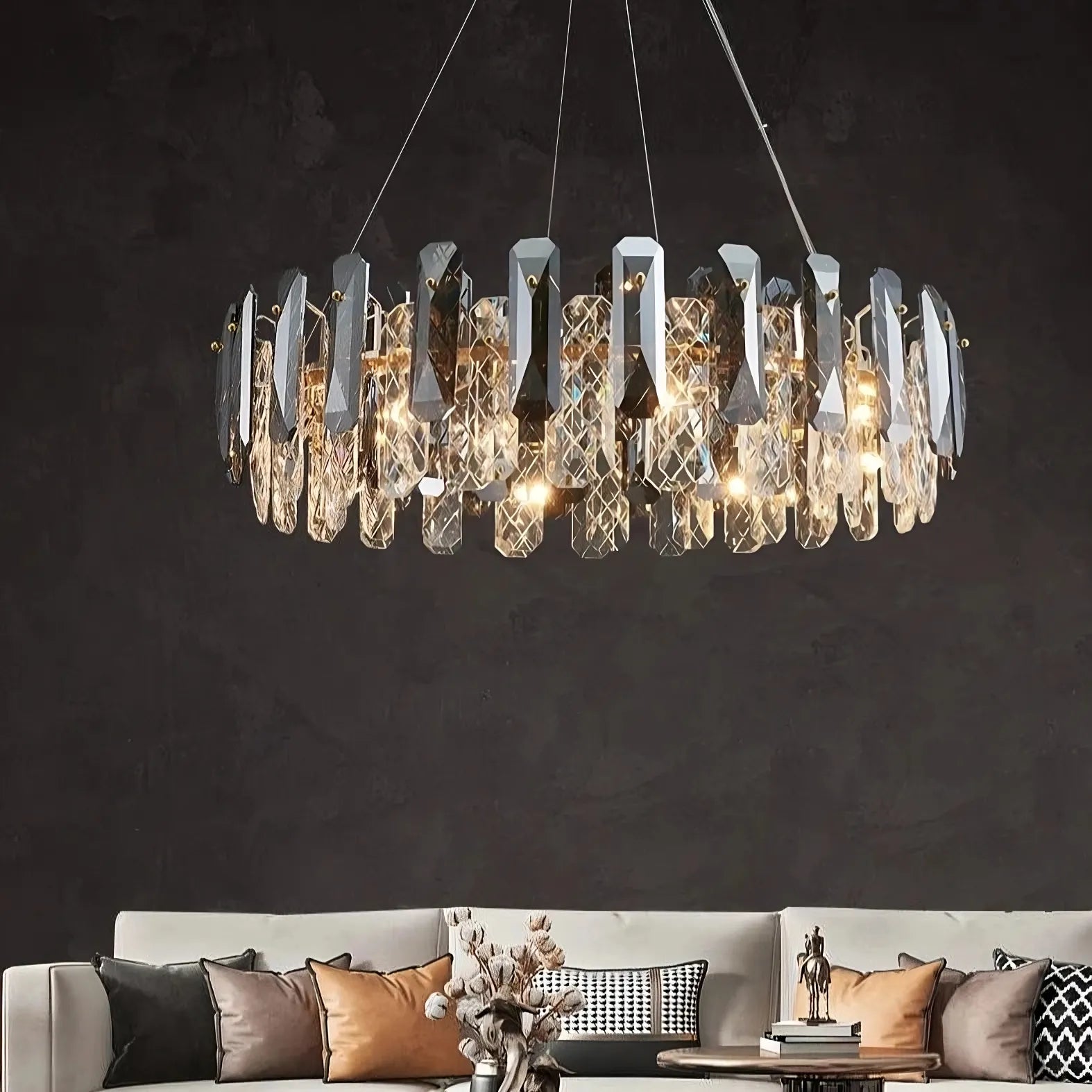 Lazzo Crystal Modern Chandelier Secondary image