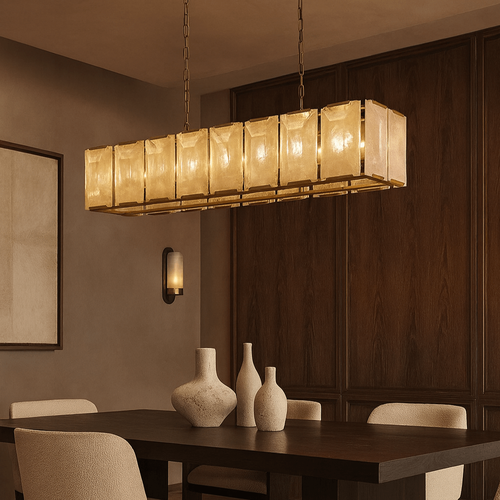 Brookhill Calcite Dining Chandelier Secondary image