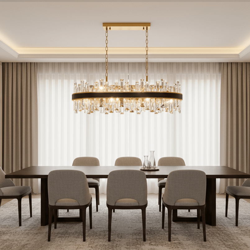 Calvi Modern Dining Room Chandelier Secondary image