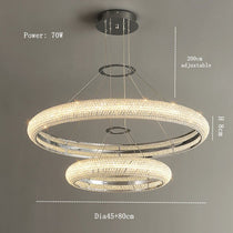 buyRoss Modern 2-Ring Chandelier - Morsale