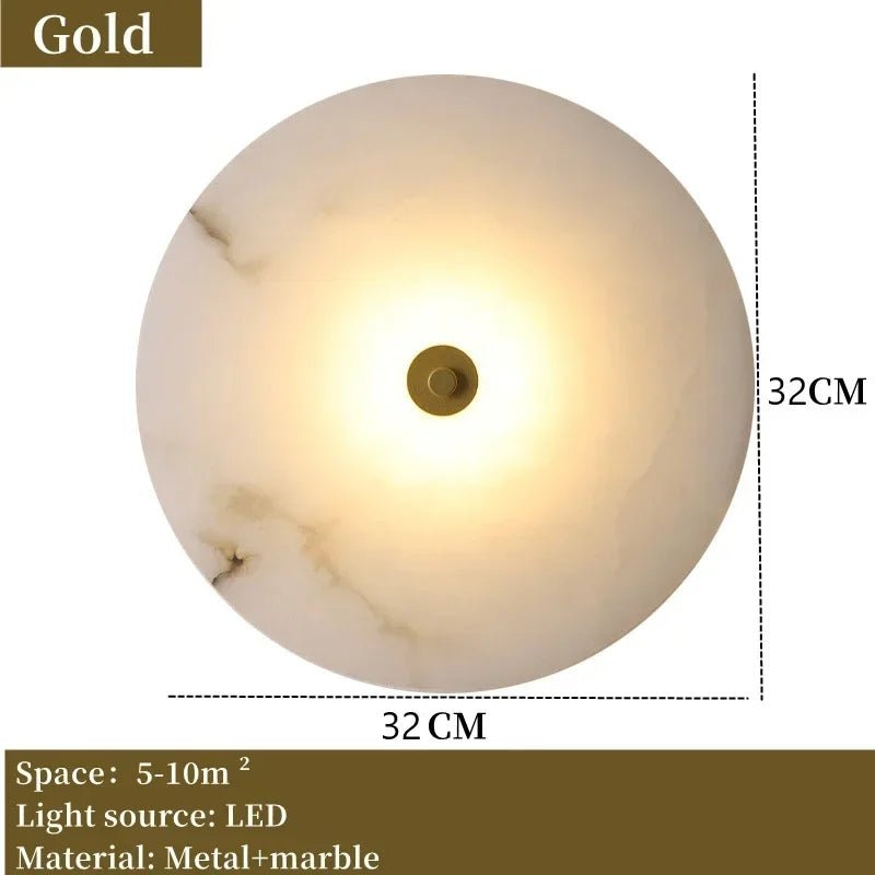 buyMoonshade Marble Wall Sconce - Morsale