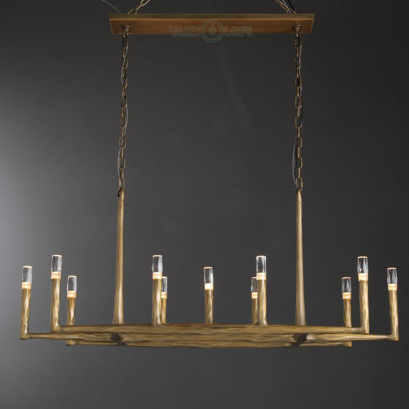 Thadrian Recatangular Chandelier 54” Main image