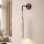 Terra travertine wall sconce full view