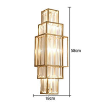 buyGio 3-Light Crystal Wall Sconce - Morsale