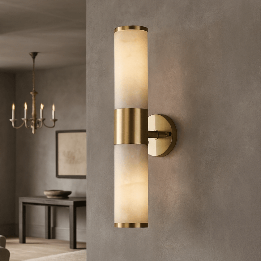 buyAurelia Natural Marble Wall Sconce - Morsale Main image