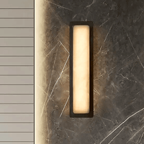 Capri marble wall sconce side profile