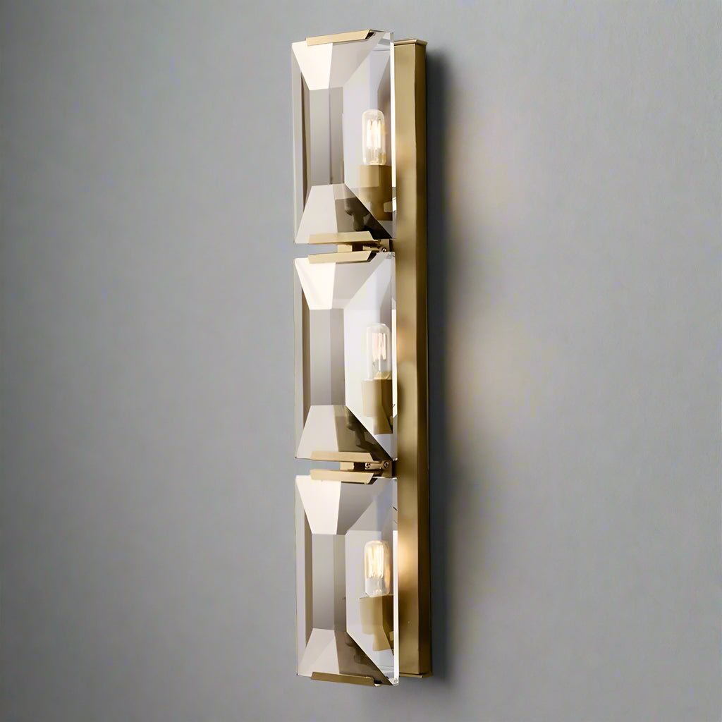 buyBrookhill 3-Light Crystal Wall Sconce - Morsale