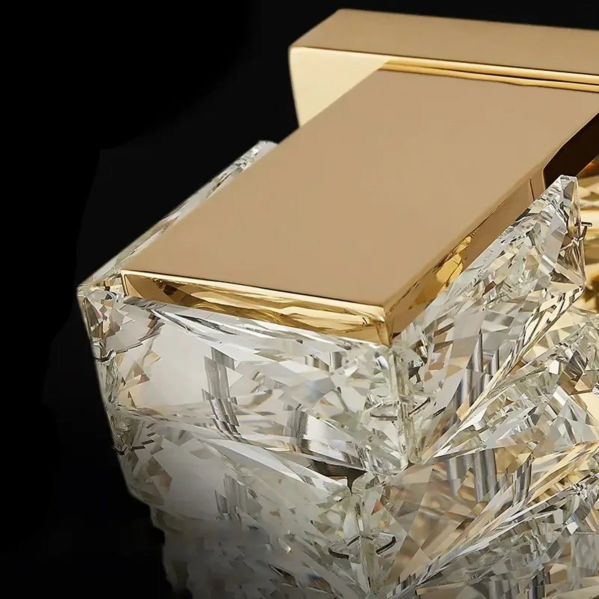 buyBacci Gold Crystal Wall Sconce - Morsale