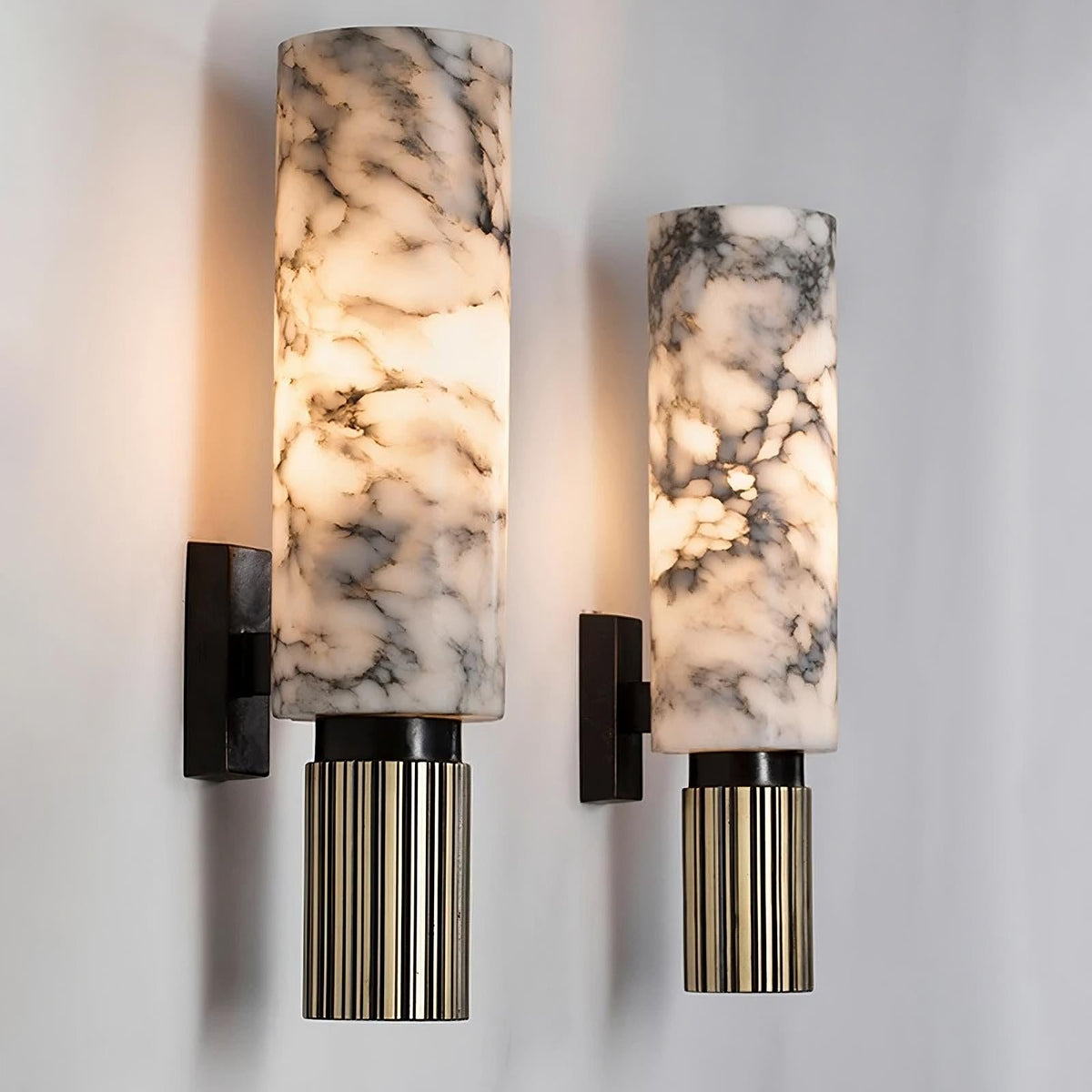 buyMoonshade™ Marble Wall Sconce - Morsale Main image